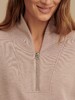 Varley - Davidson Sweat - Taupe Marl - 女装 - 半拉链卫衣 - 灰褐色 商品缩略图5