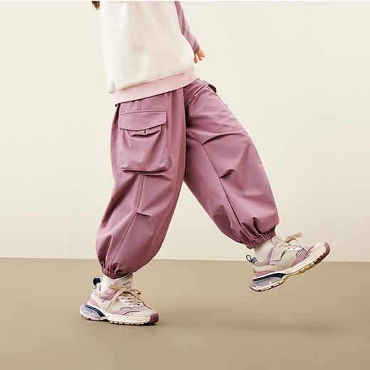 迷你巴拉女童机能四面弹户外伞兵裤长裤秋新 商品图4