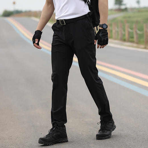 鹰爪天行者轻量弹力速干裤男夏季薄款户外弹力透气速干长裤男徒步裤子【后口袋拉链版】 商品图7