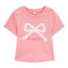 IEF/爱依服2025【童装】夏季 甜美可爱蝴蝶结印花女童T恤T42643-X- 商品缩略图5