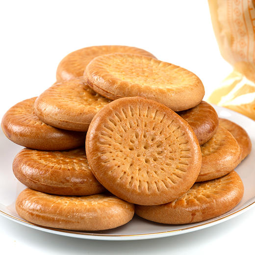 【新疆和田特产馆】幸福的金火车 牛乳馕500g/袋 商品图1