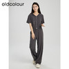 oldcolour夏季新款灰色简约气质运动休闲连帽卫衣套装女Q281401A1 商品缩略图2