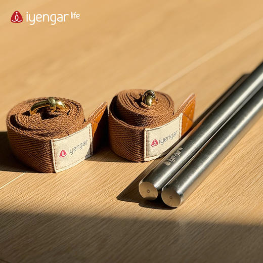 艾扬格 Life 膝棒*2根+0.6米伸展带2条套餐 商品图2