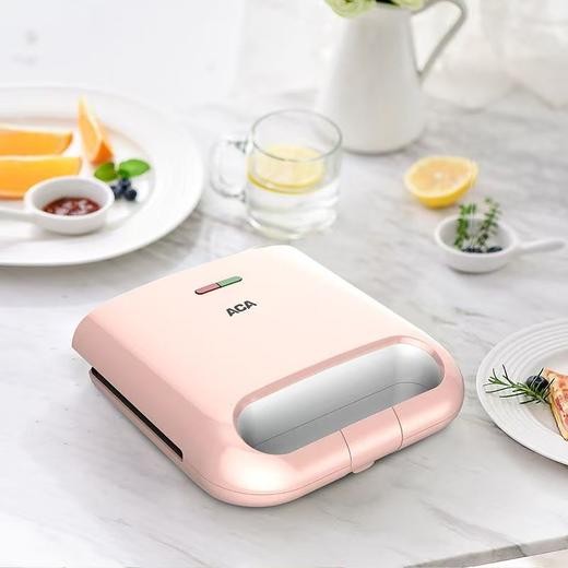 ACA三明治轻食机早餐机多功能双盘家用吐司烤面包电饼铛便捷早餐 商品图6