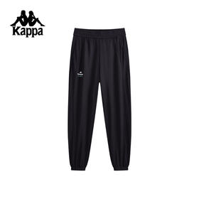 Kappa卡帕背靠背2025新款夏季运动长裤女休闲针织裤子透气束脚裤K0F42AK42