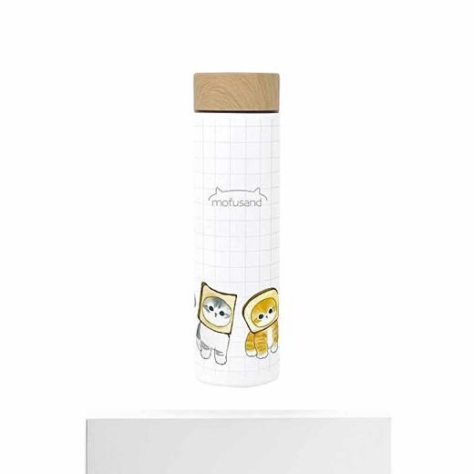 日本进口东亚金属mofusand 不锈钢水瓶400ml（面包猫） 商品图4