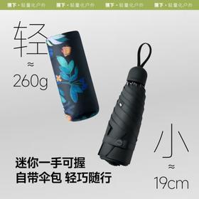 【团购】蕉下（beneunder）太阳伞防晒防紫外线遮阳伞晴雨两用伞 五折黑胶空谷兰