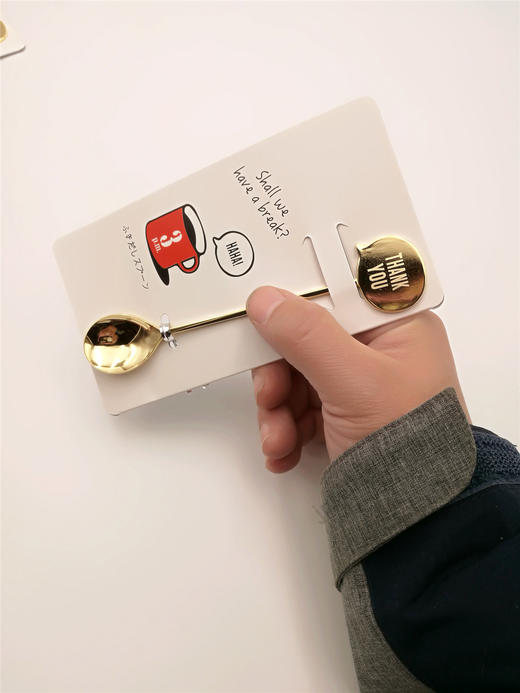 日本进口高桑金属勺子 对话框金色GOOD 商品图4