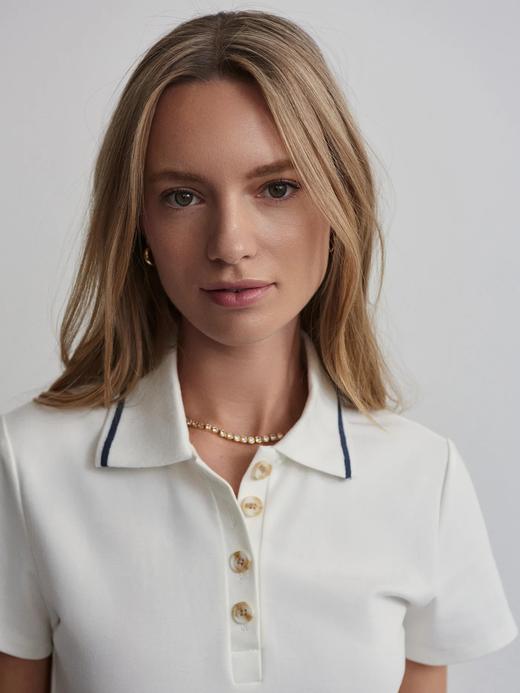 Varley - Amar Tennis Dress - Snow White - 女装 - 连身裙 - 白色 商品图4