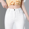罗蒙四季款女士高腰微喇裤修身显瘦牛仔裤舒适百搭休闲通勤九分裤 商品缩略图5