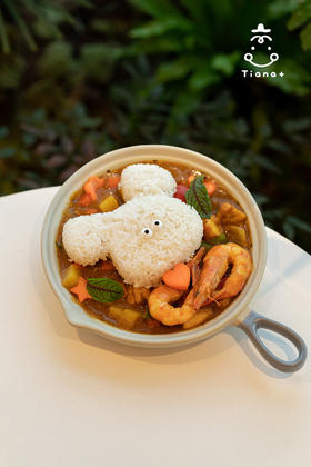 熊熊大虾咖喱饭