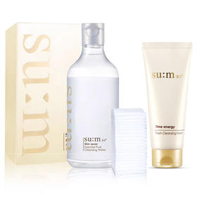 【海豚美购】苏秘呼吸37度焕肤套盒 卸妆水400ml+洗面奶100ml