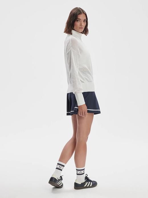 Varley - Aurora Half Zip Knit - White - 女装 - 半拉链卫衣 - 白色 商品图2