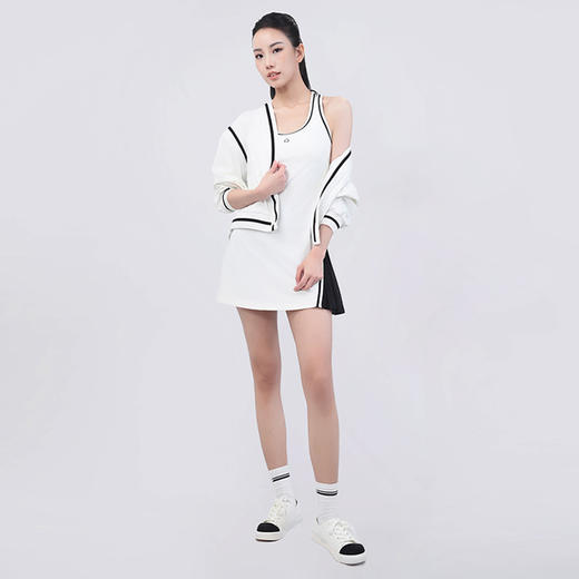 TITIKA小香风运动连衣裙跑步休闲一体杯拼接网纱A字连衣裙11210 商品图2
