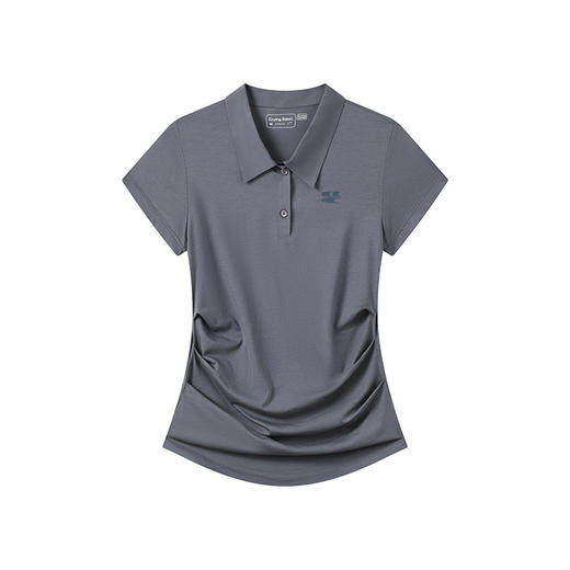 CryingCenter 凉感系列Polo领运动收腰褶皱上衣 哭喊中心 商品图9
