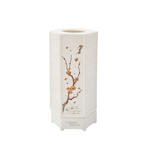 大英博物馆 岁寒三友系列 浮光映雪浮雕陶瓷 烛台摆件 商品图4