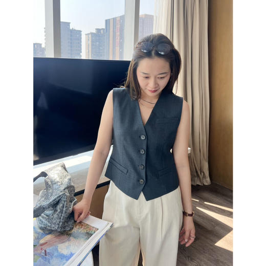 2504102   ther0y* 羊毛薄 马甲 商品图5