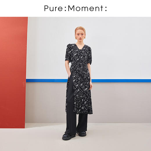 【商场同款】麦檬梭织连衣裙4F5291631 商品图0