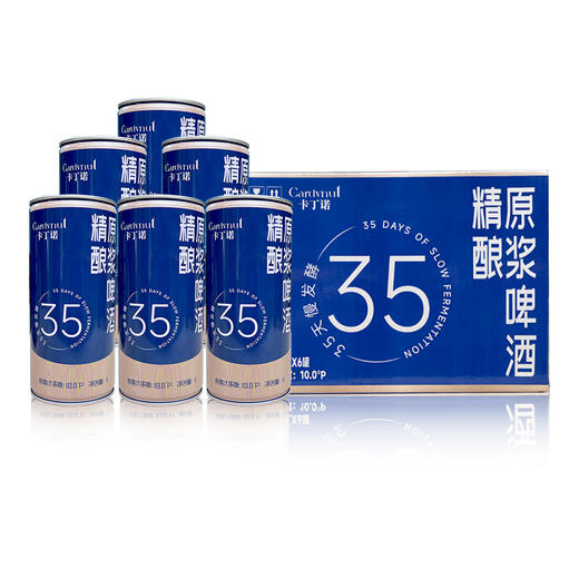 卡丁诺 精酿原浆啤酒 10度 整箱1L*6瓶 商品图0