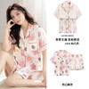 【带胸垫❗翻领云朵棉睡衣】免穿文胸宽松舒适，经过水洗+柔软的工艺，贴身轻薄透气面料，夏季卡通短袖短裤家居服免穿文胸可外穿睡衣QQ 商品缩略图10