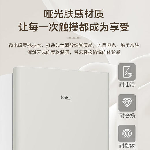 海尔冰箱170升两门风冷无霜节能低噪家用大容量电冰箱 迷你两门 宿舍租房小巧不占地方 商品图3