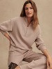Varley - Davidson Sweat - Taupe Marl - 女装 - 半拉链卫衣 - 灰褐色 商品缩略图4
