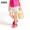 【实体店同款】女童全腰梭织短裤夏季新款安奈儿童装XG526701 商品缩略图0