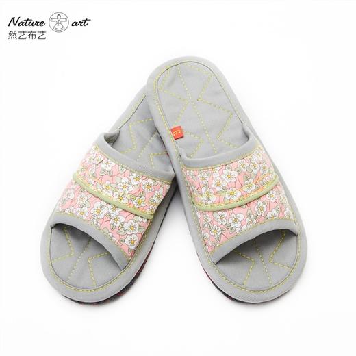 （穿上就不想脱下来）手工千层底超静音软底布艺拖鞋  女款 商品图9