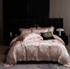 自然醒千帧锦丝缎提花镂空纯色四件套高端真丝棉贡缎别墅风凉感冰丝滑床上用品KY 商品缩略图1