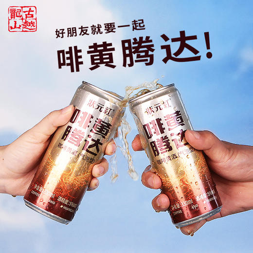 热卖中！！【古越龙山 状元红】啡黄腾达咖啡黄酒（气泡型） 5度绍兴黄酒微醺风味 330ml/瓶 商品图4