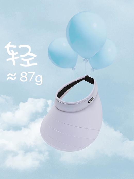 VVC防晒帽女款2025新款三折帽大帽檐空顶户外男遮阳帽黑色太阳帽 商品图3
