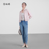 【商场同款】CNT5398 “ 清新卷边裤 ”   夏日清新蓝调 直筒牛仔裤 商品缩略图3