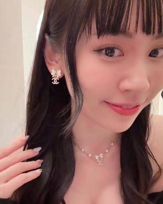 CHANEL香奈儿白结吊c耳钉/项链（XTY） 商品图2