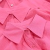 苎麻梅子粉衬衫，休闲轻薄又防晒，遮肉显廋超气质【爆单拍下72h发】 商品缩略图4