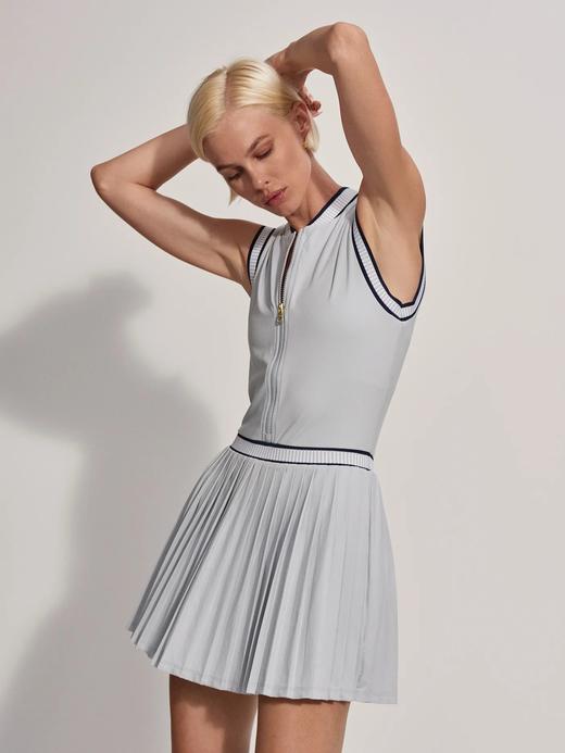 Varley - Elgan Dress 31.5 - Pearl Blue - 女装 - 连身裙 - 珍珠蓝 商品图3