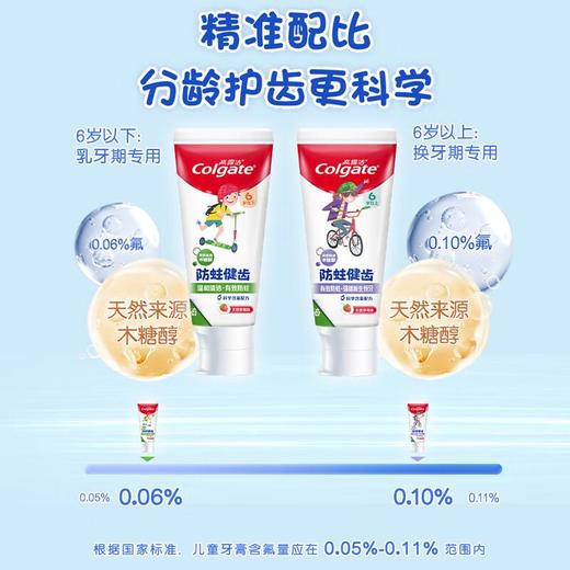 高露洁幼儿健齿氟防蛀牙膏天然草莓味70克  6岁以下 商品图1