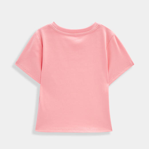 IEF/爱依服2025【童装】夏季 甜美可爱蝴蝶结印花女童T恤T42643-X- 商品图3