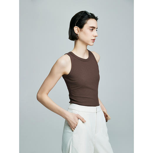 棉仓363603002-初棉沁凉美形小圆领美背打底 商品图2