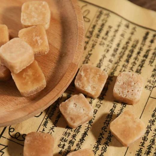 【糖膏精选】大兵黄老北京砂板糖润喉糖 源于清宫御用药膳方 非遗技艺传承 手工古法熬制 配料表干净 润燥护喉 清凉口感 商品图4
