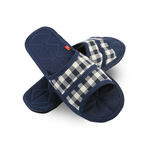 手工千层底超静音软底布艺拖鞋 男款 商品图7