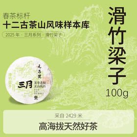 【三月系列】元昌号2025年滑竹梁子100克生饼