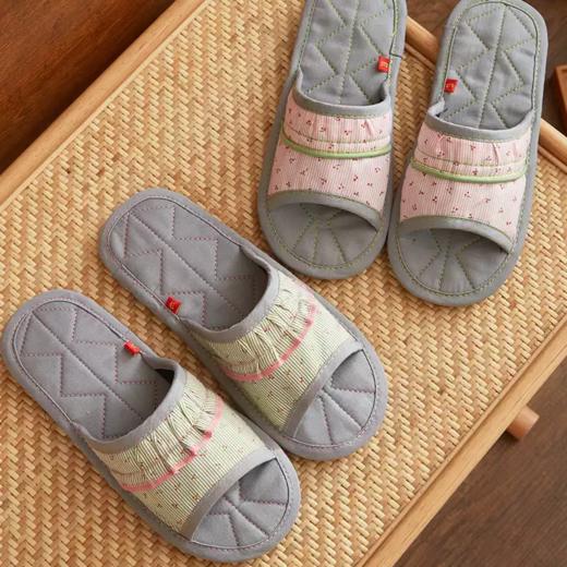 （穿上就不想脱下来）手工千层底超静音软底布艺拖鞋  女款 商品图2