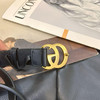 GUCCI 黑金 双G 3cm 皮带 商品缩略图1