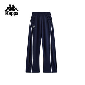 Kappa卡帕背靠背夏季2025新款凉感运动长裤女休闲针织裤子直筒裤K0F42AK04