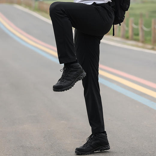 鹰爪天行者轻量弹力速干裤男夏季薄款户外弹力透气速干长裤男徒步裤子【后口袋拉链版】 商品图3