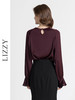 LIZZY早秋简约圆领桑蚕丝气质通勤长袖衬衫8150 商品缩略图3
