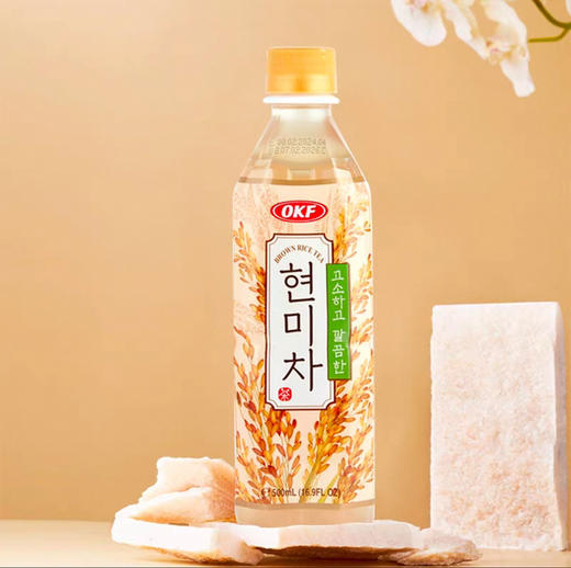 OKF玄米茶饮料（无糖）500ml 商品图0