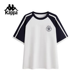 Kappa卡帕背靠背夏季2025新款运动短袖t恤男纯棉透气半袖休闲上衣K0F32TD04