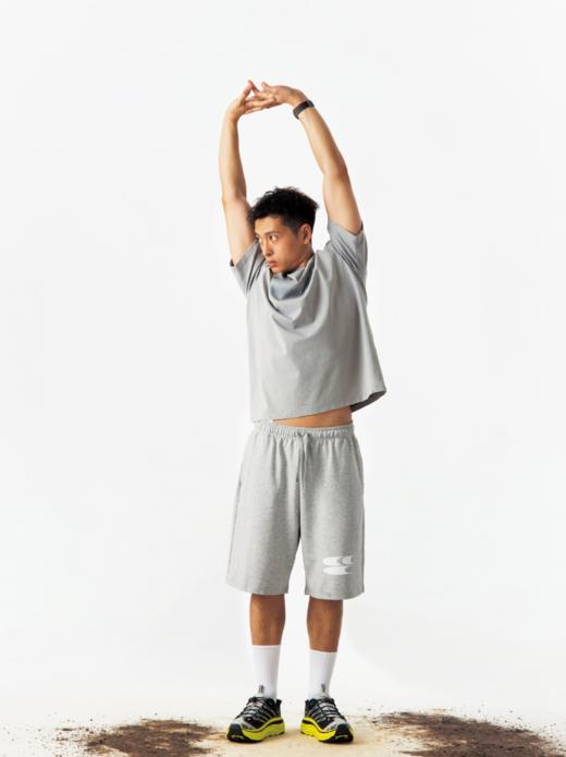 CryingCenter 经典基础五分宽松直筒logo卫裤短裤 哭喊中心 商品图4