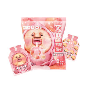 ZUO一下 水蜜桃味低卡蒟蒻果冻 96g/袋